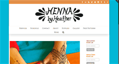 Desktop Screenshot of hennabyheather.com